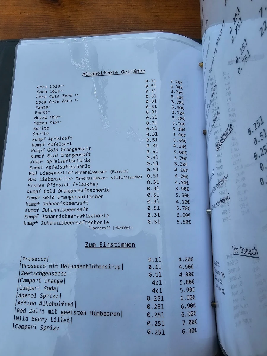 Speisekarte photo 2