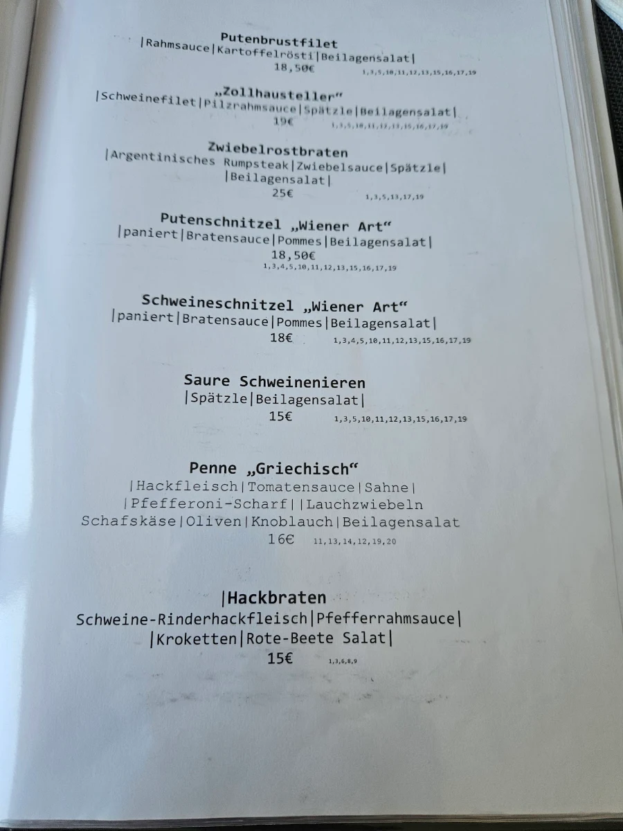 Speisekarte photo 6