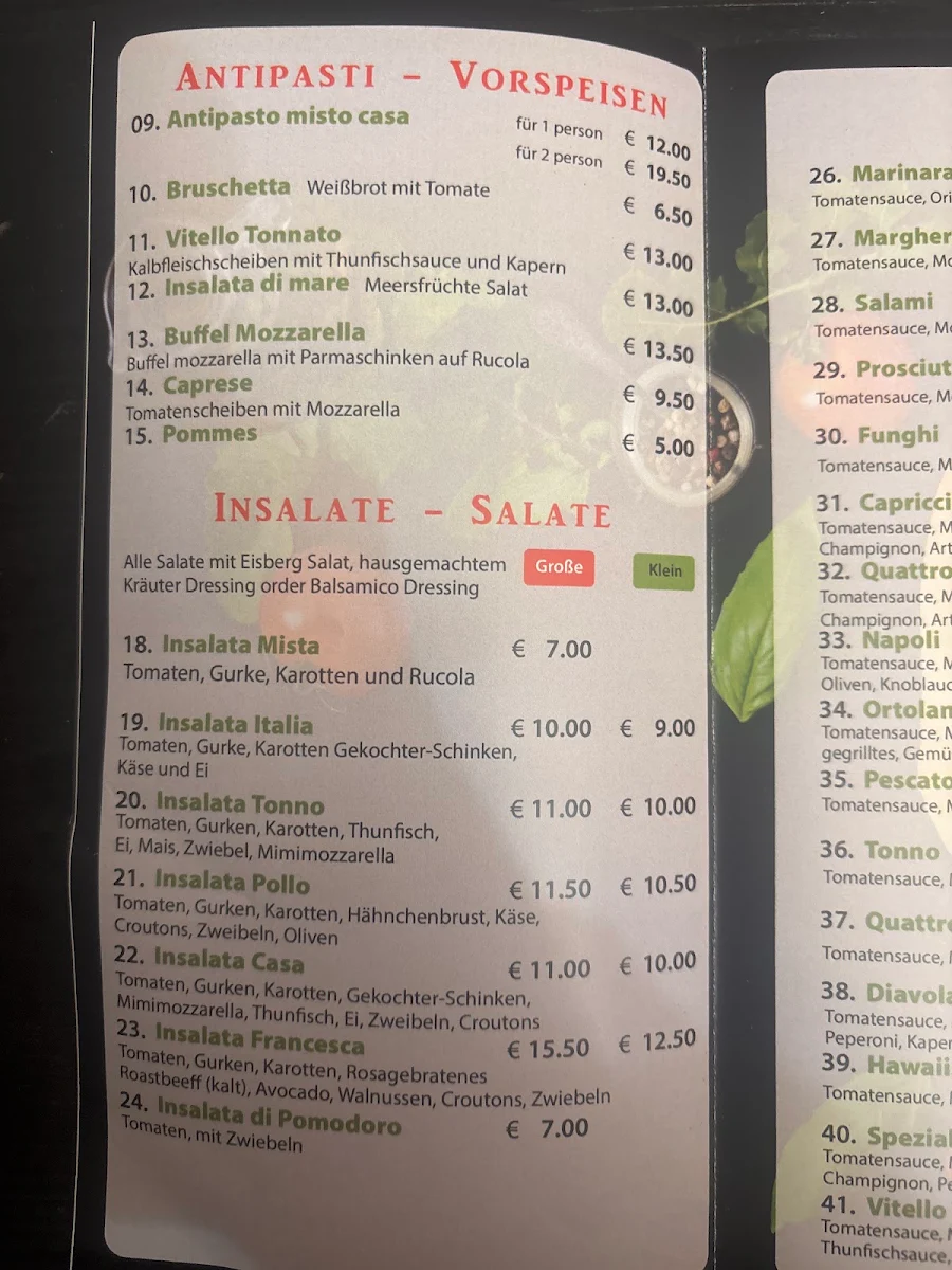 Speisekarte photo 3