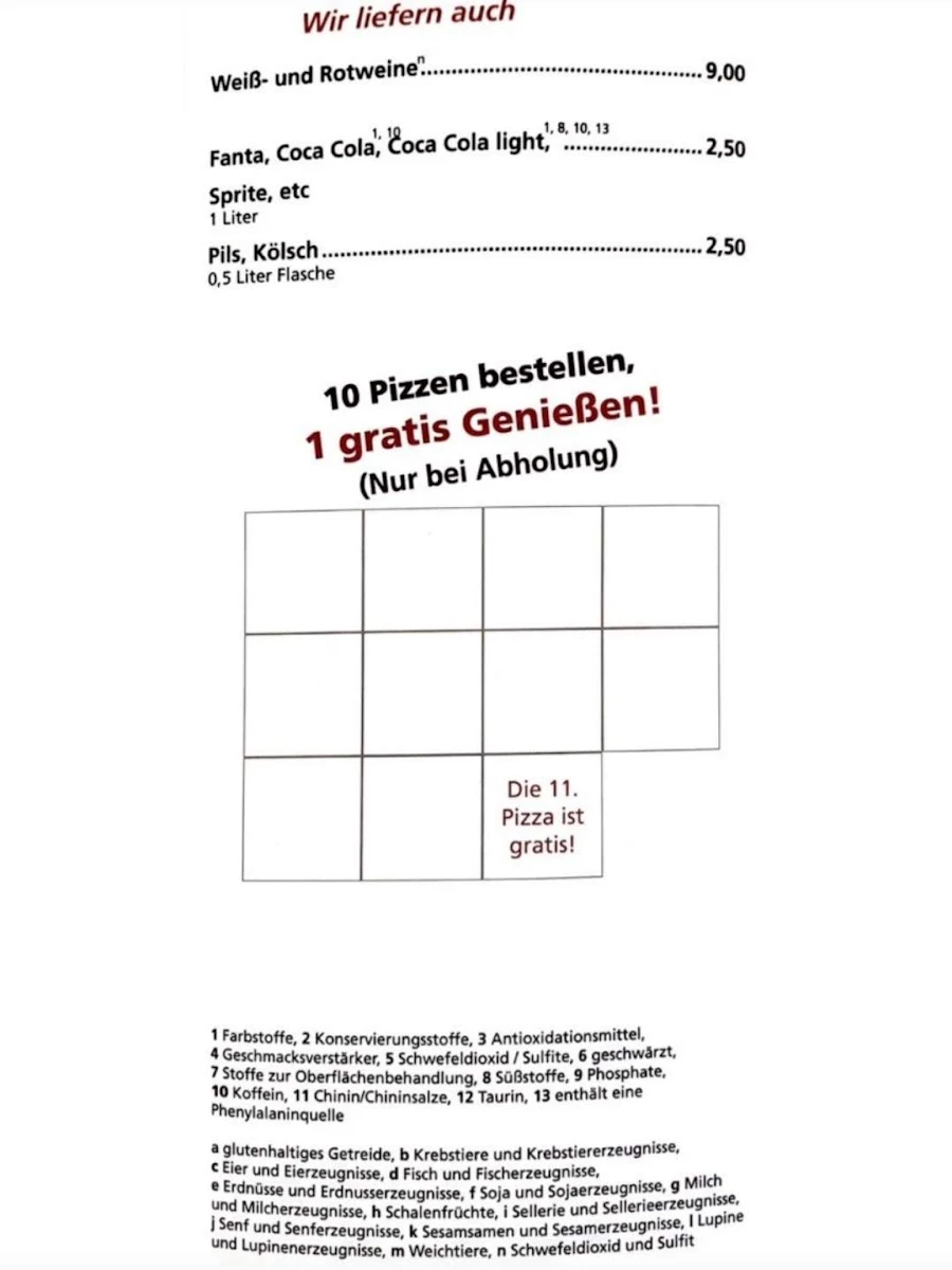 Speisekarte photo 5