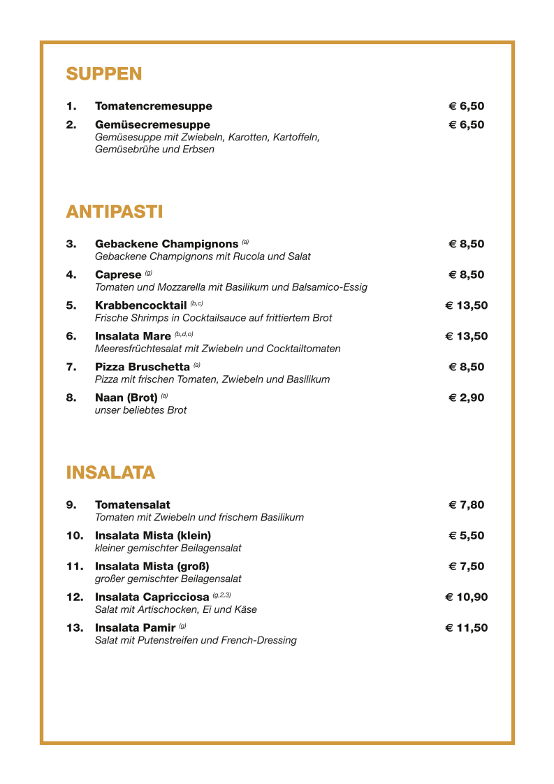 Speisekarte photo 3