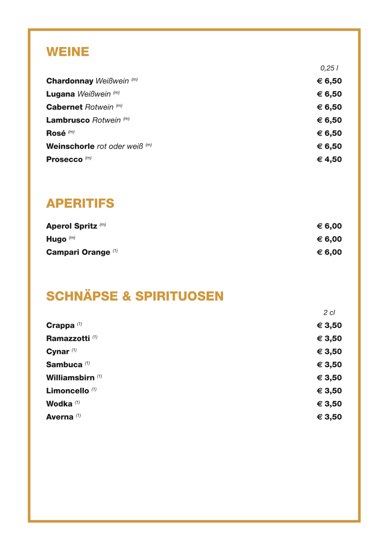 Speisekarte photo 9