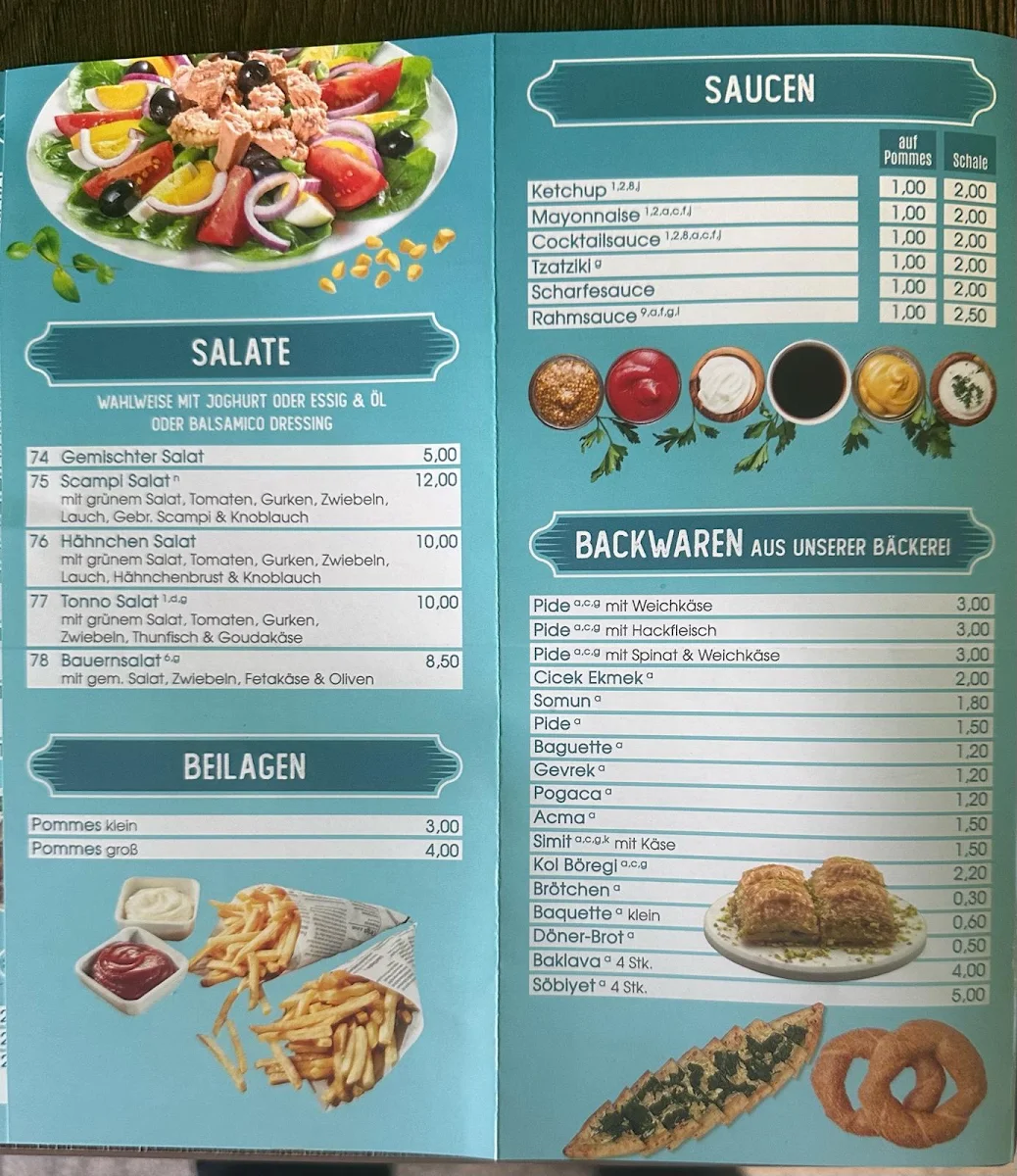 Speisekarte photo 3