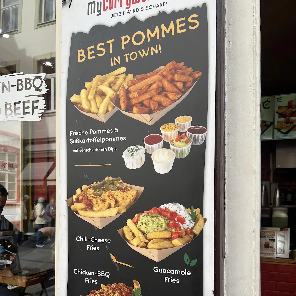 Speisekarte, MyCurrywurst