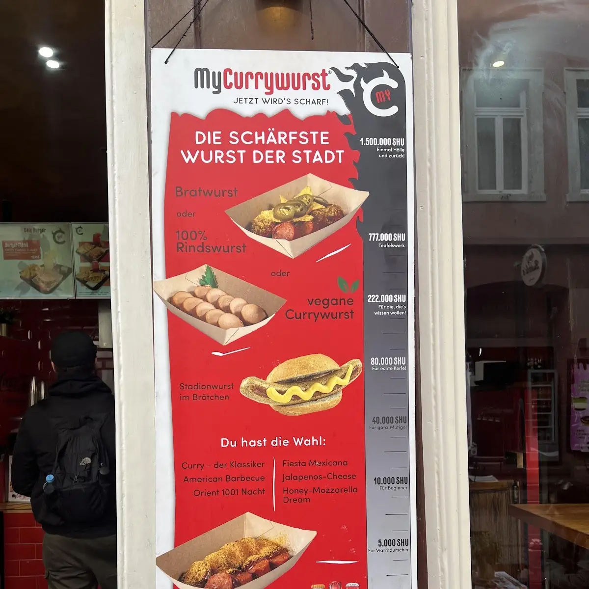 Speisekarte, MyCurrywurst