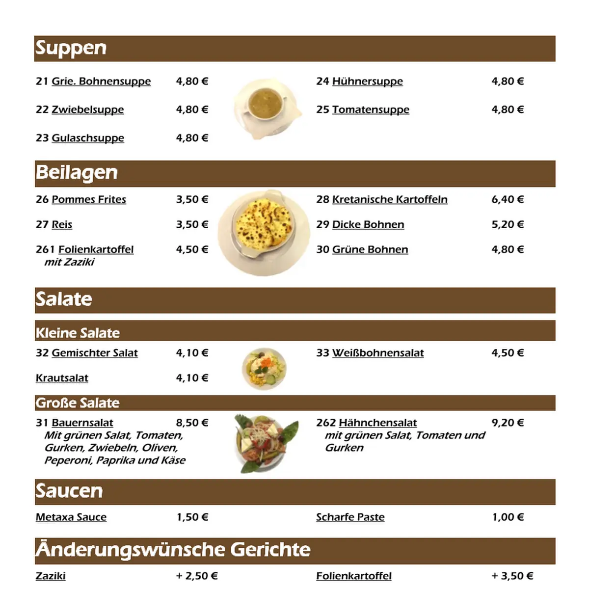 Speisekarte photo 8