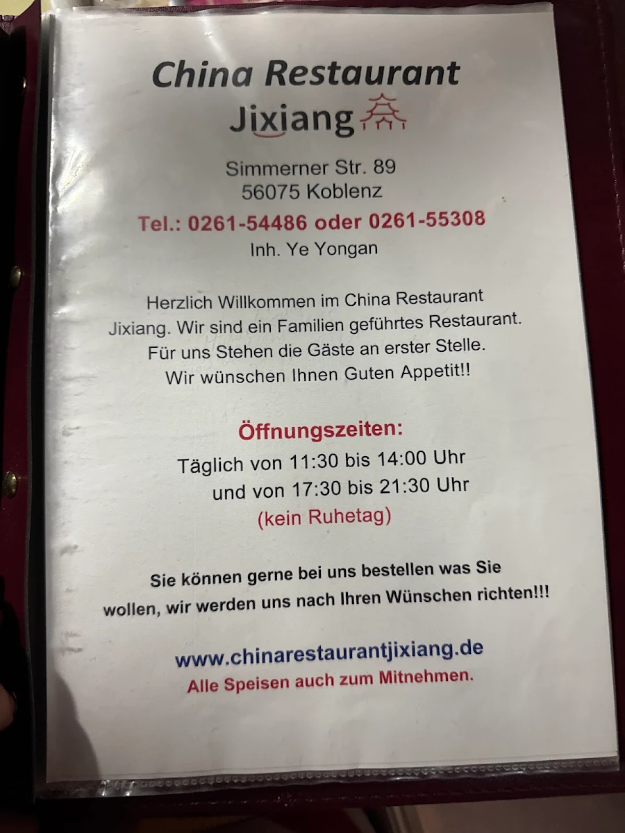 Speisekarte photo 1