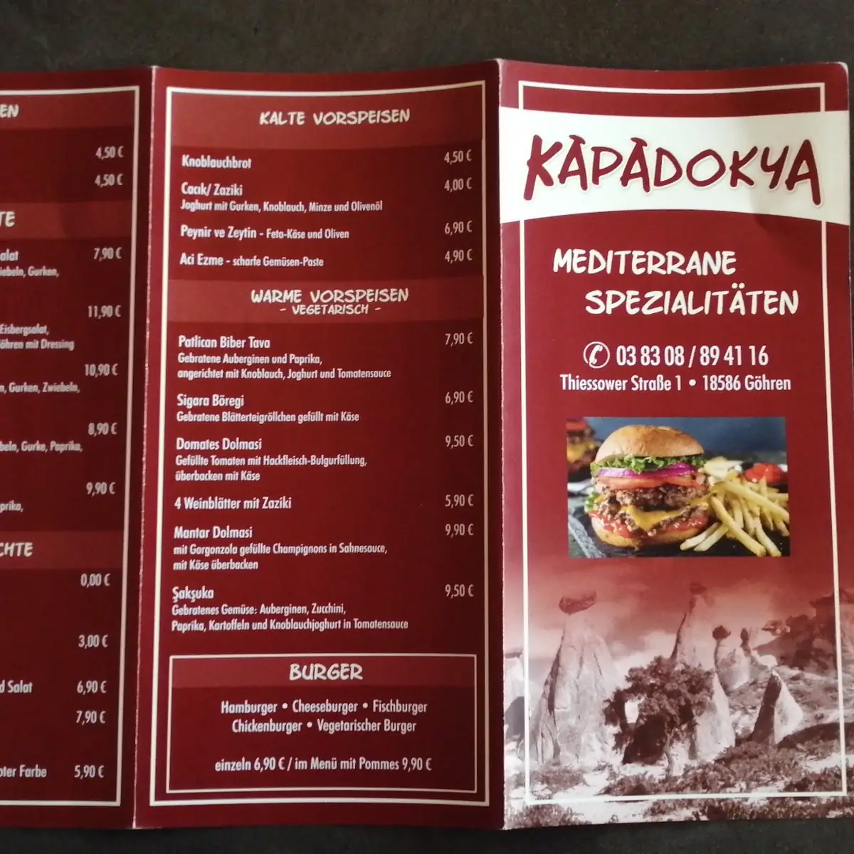 Speisekarte photo 1