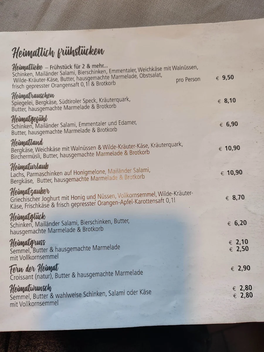 Speisekarte photo 2