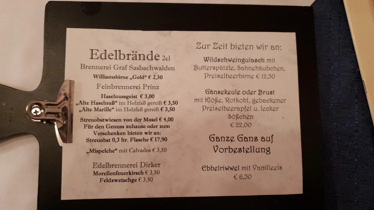 Speisekarte photo 3