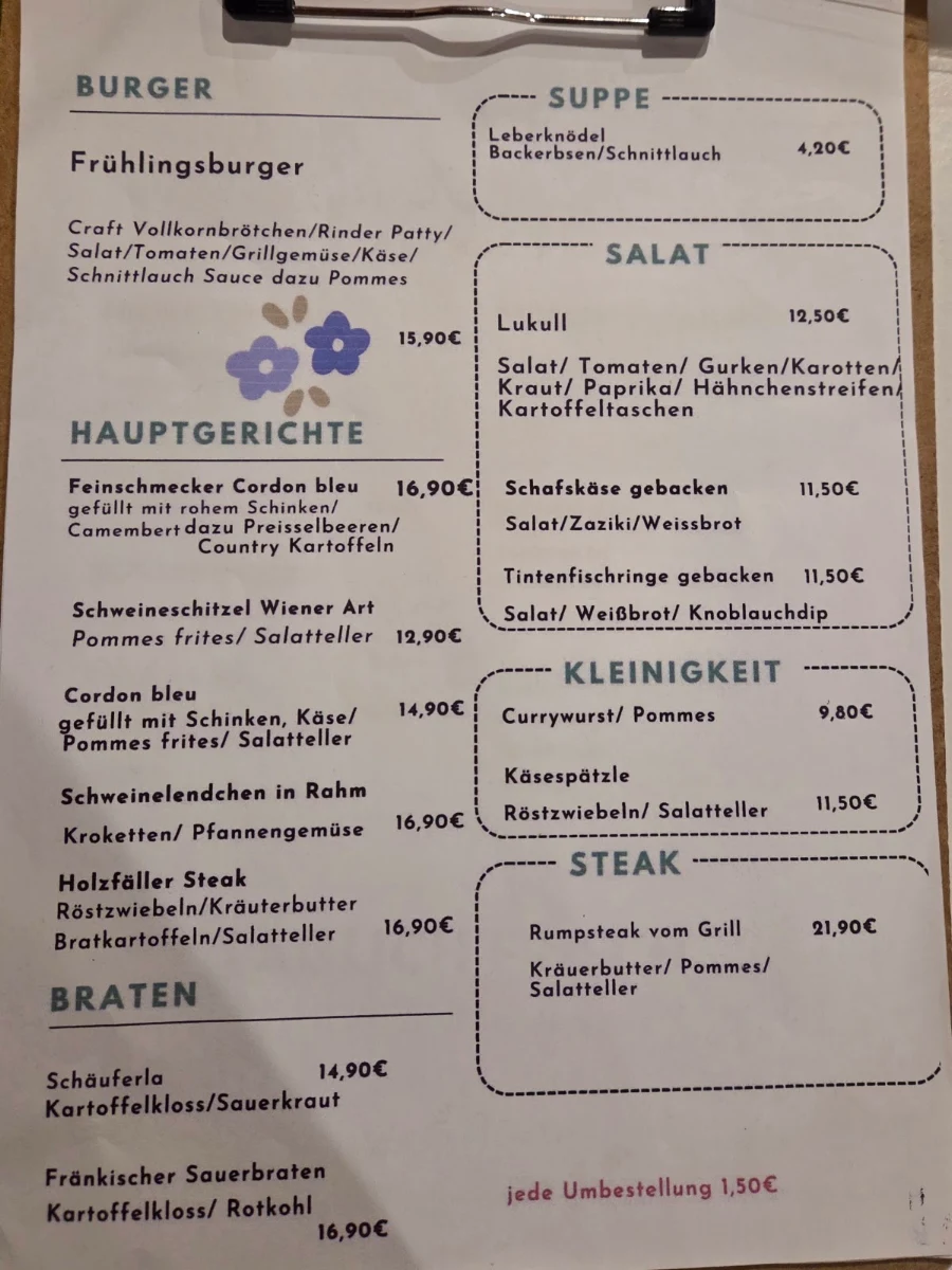 Speisekarte photo 1