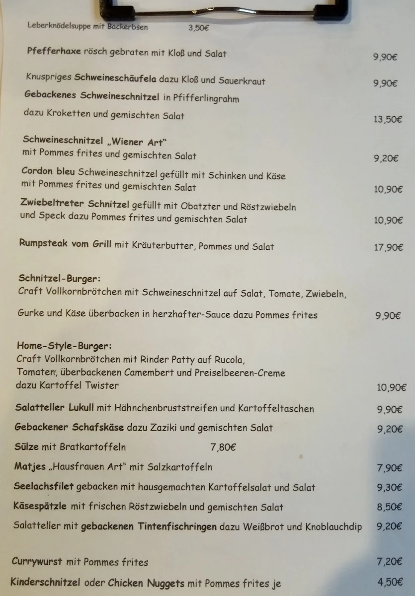 Speisekarte photo 5