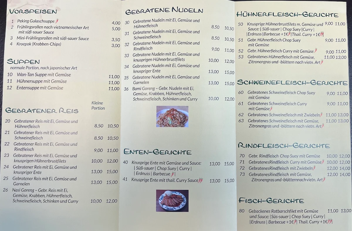 Speisekarte photo 1