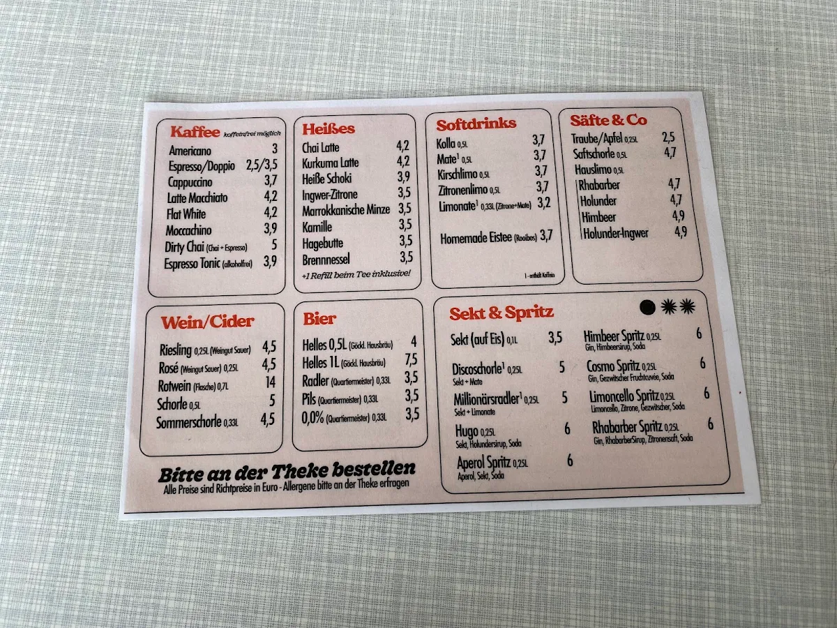 Speisekarte photo 2