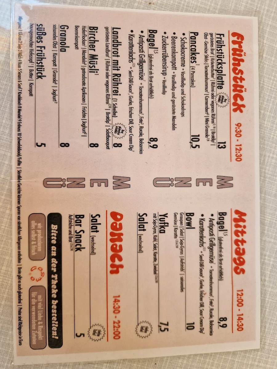 Speisekarte photo 8