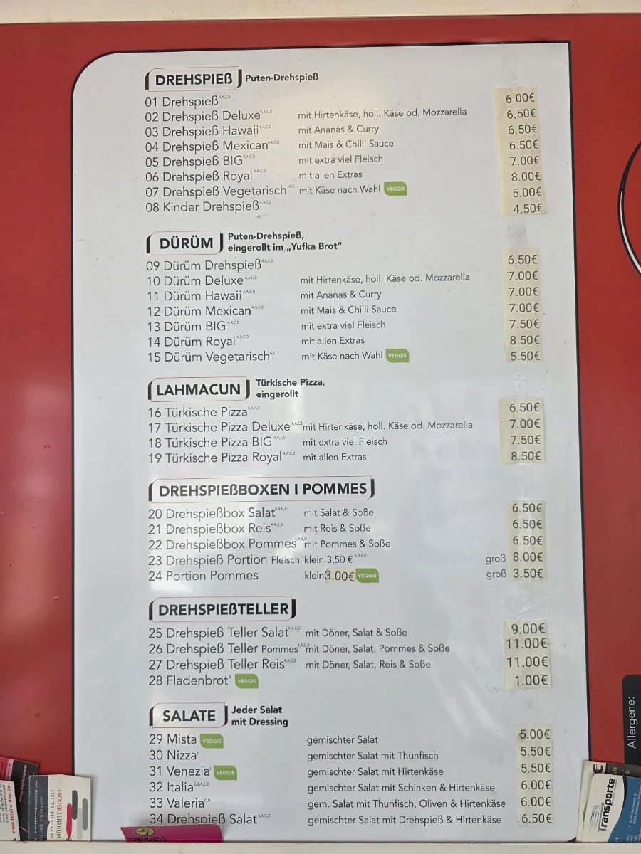 Speisekarte photo 1