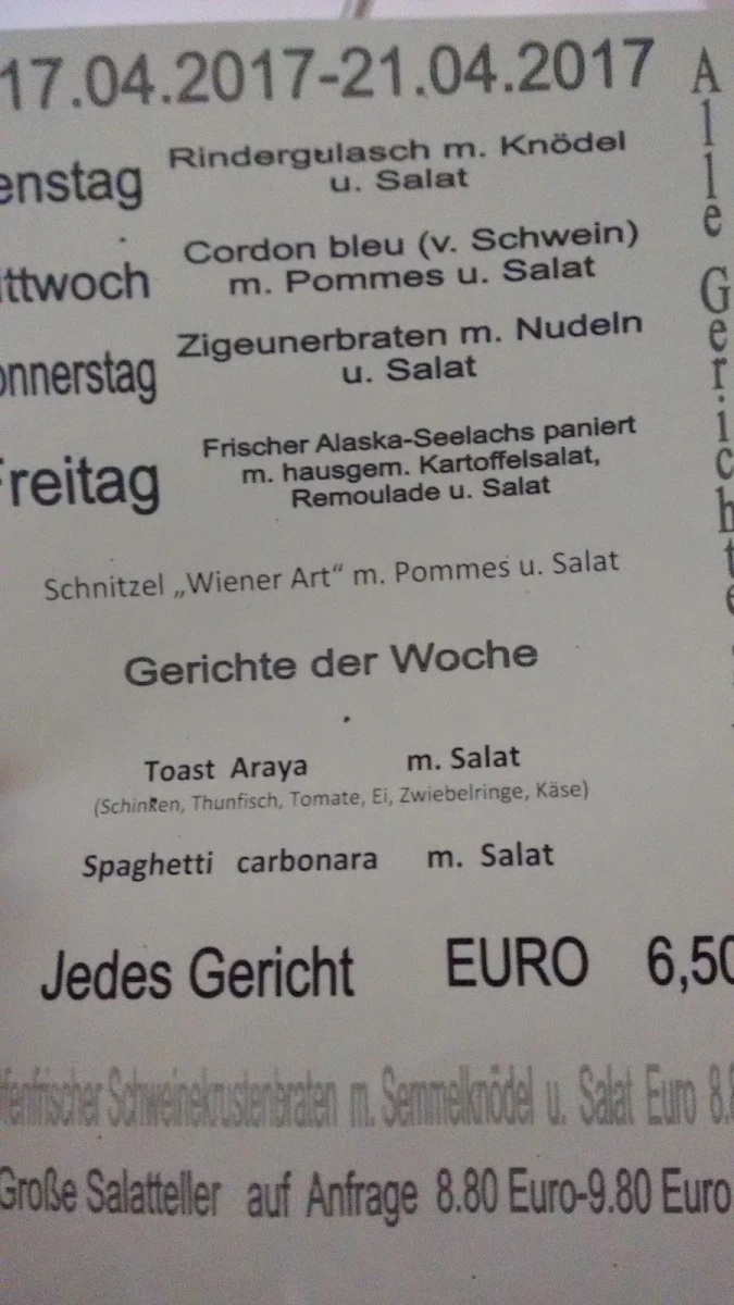 Speisekarte photo 2