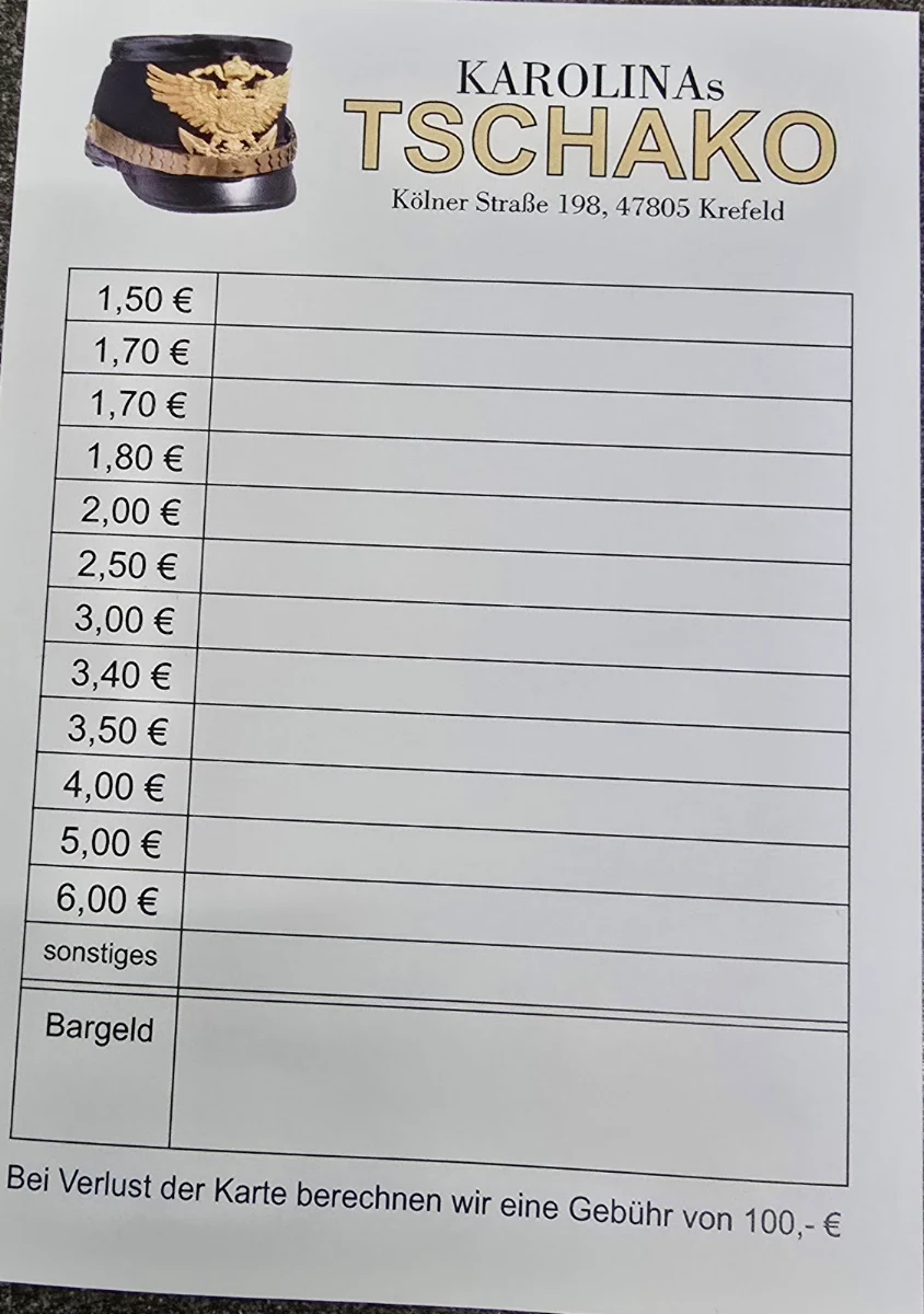 Speisekarte photo 2