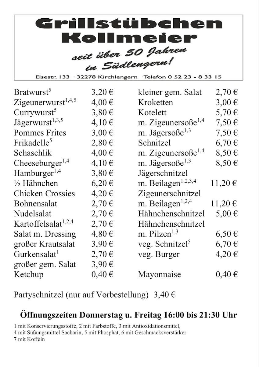 Speisekarte photo 1