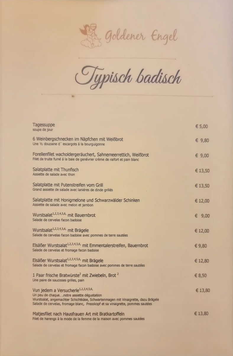 Speisekarte photo 5