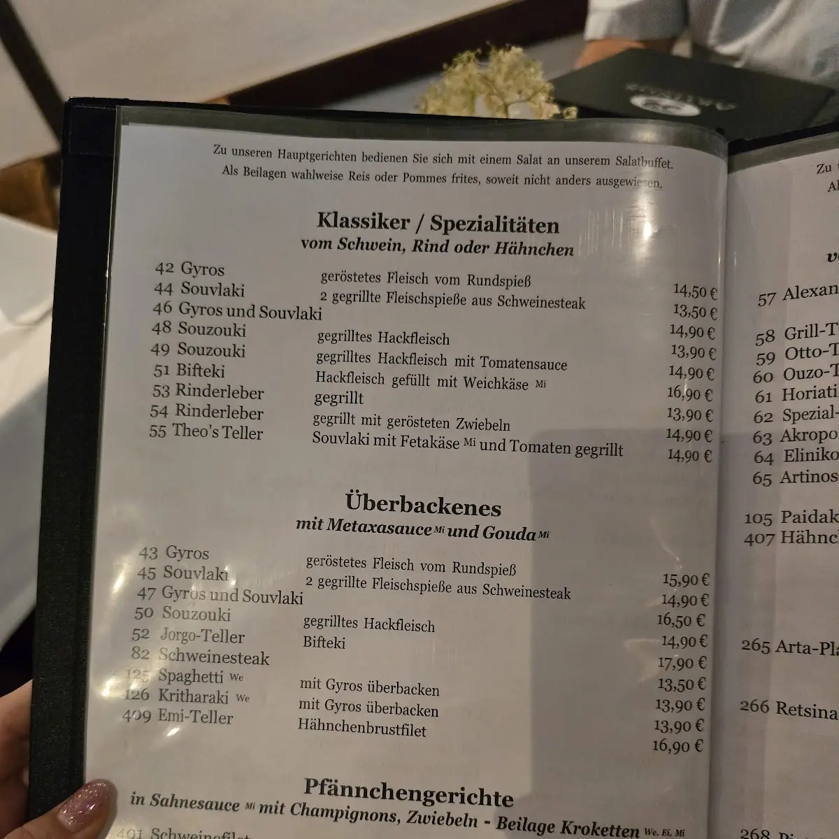 Speisekarte photo 1