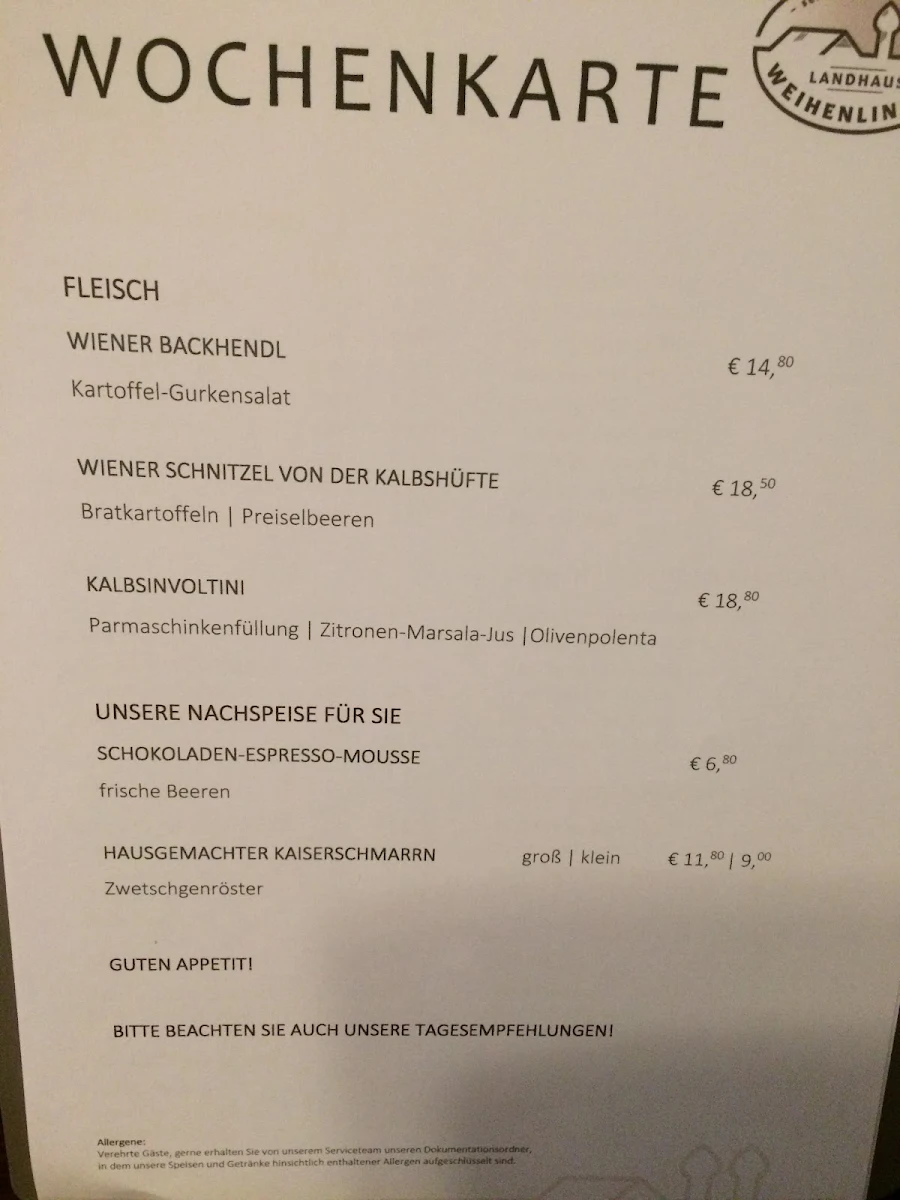 Speisekarte photo 6