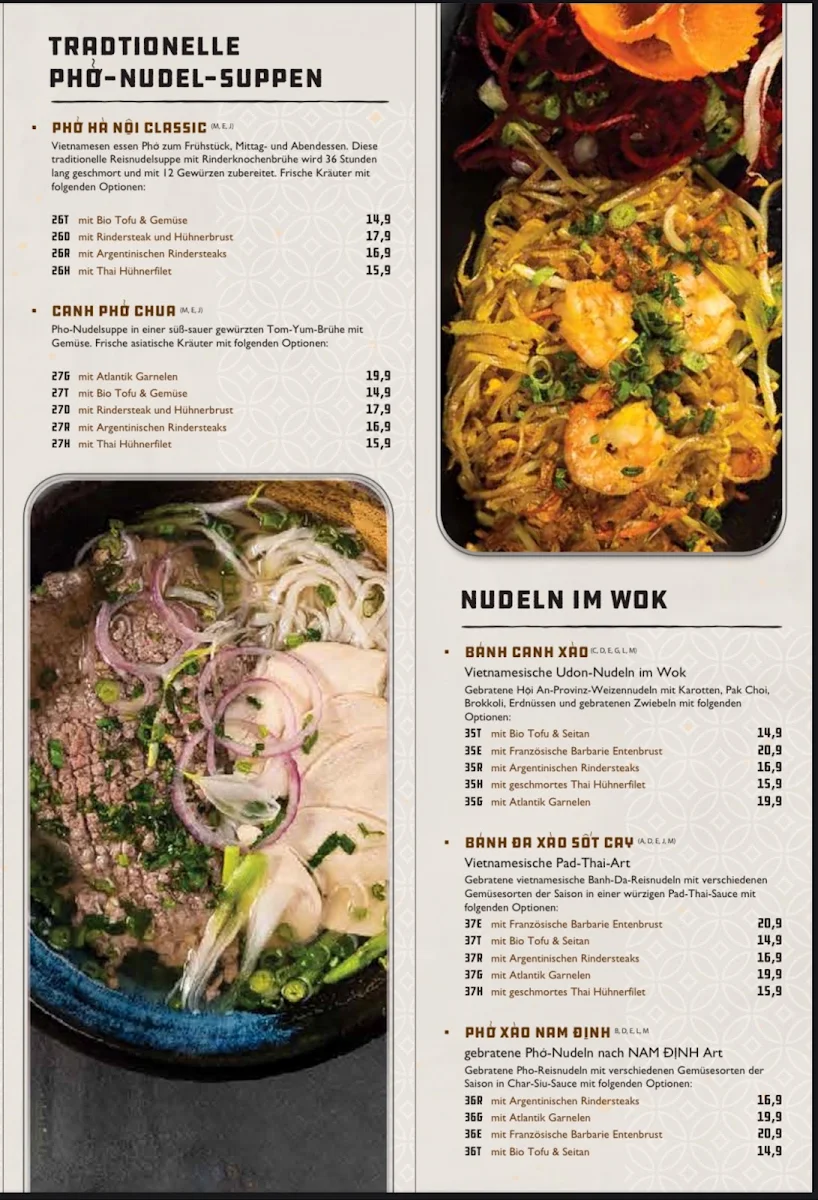 Speisekarte, Vietnam deli berliner freiheit zu Vietnam Deli Bonn