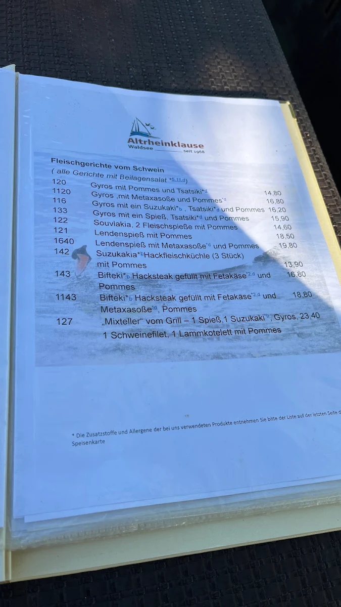 Speisekarte photo 2