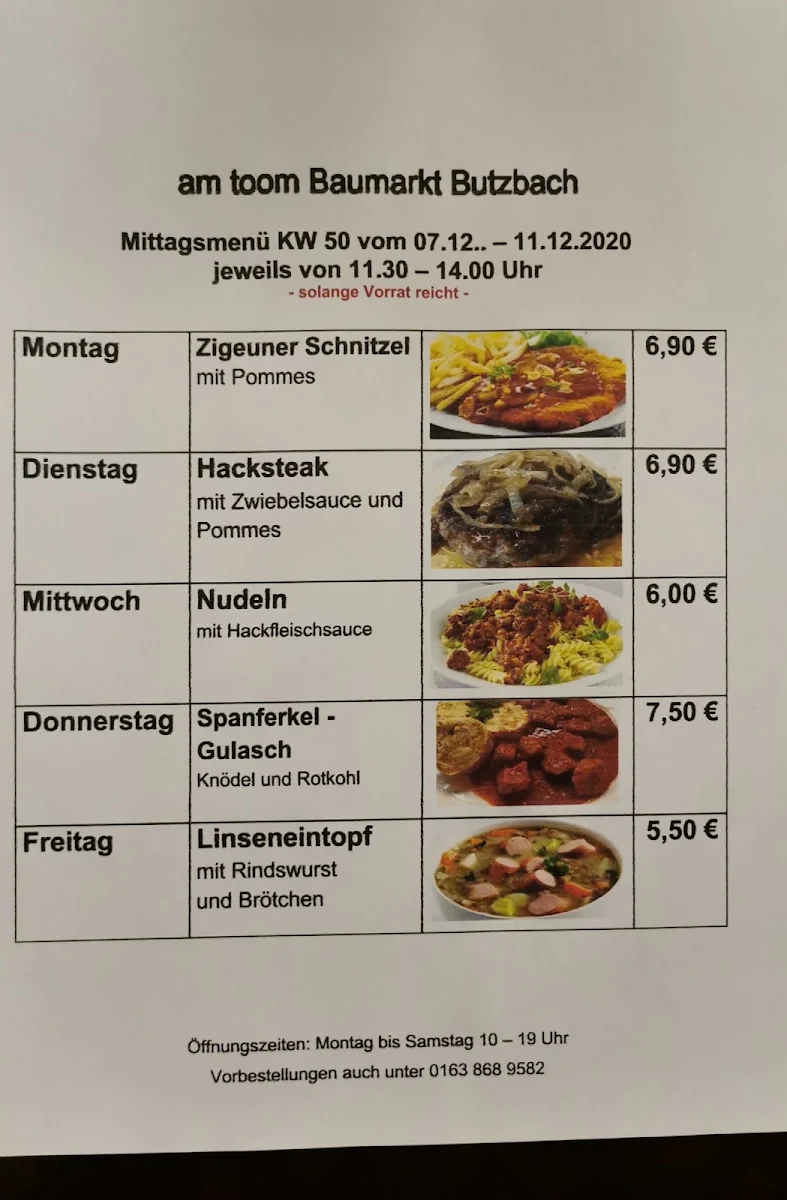 Speisekarte photo 5