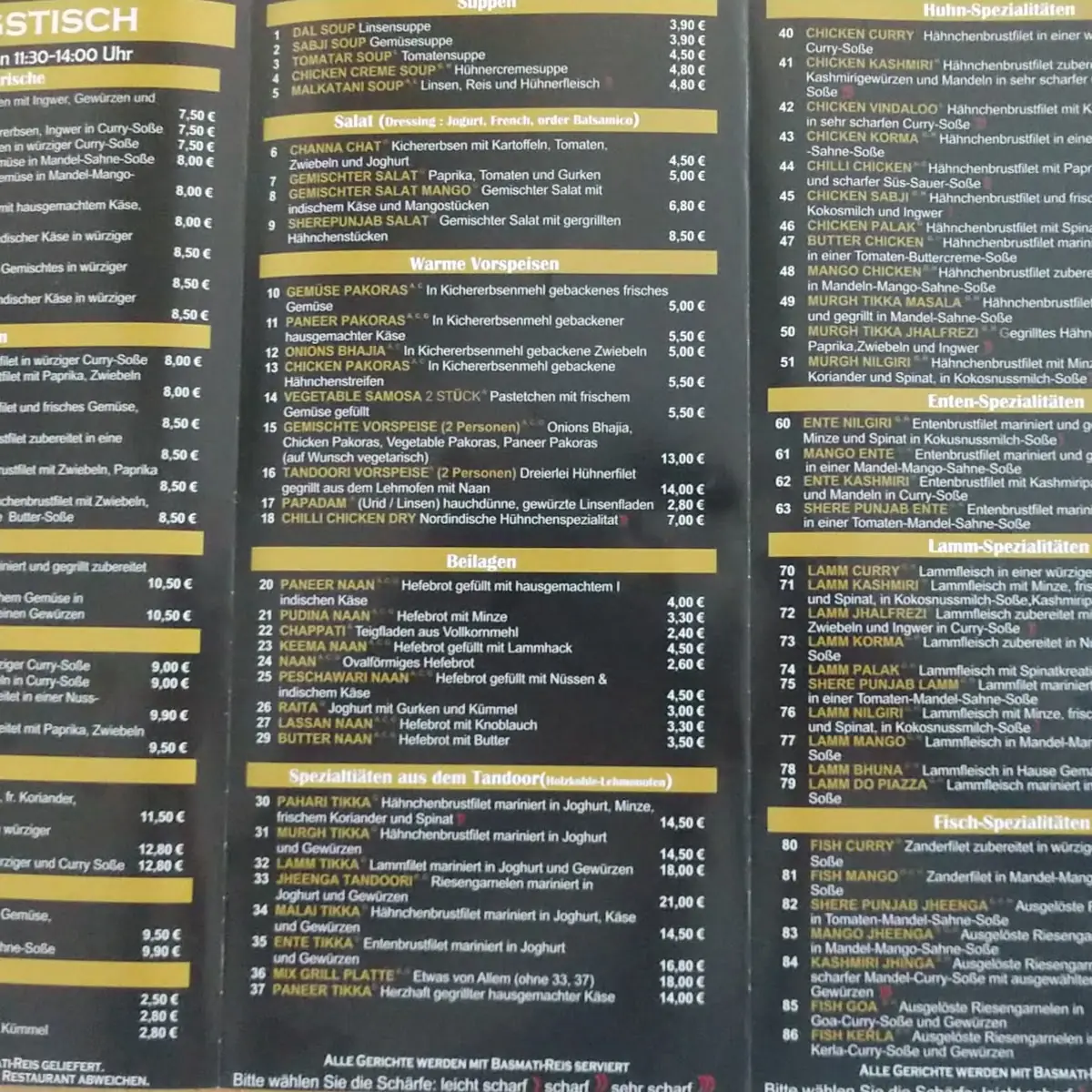 Speisekarte photo 1