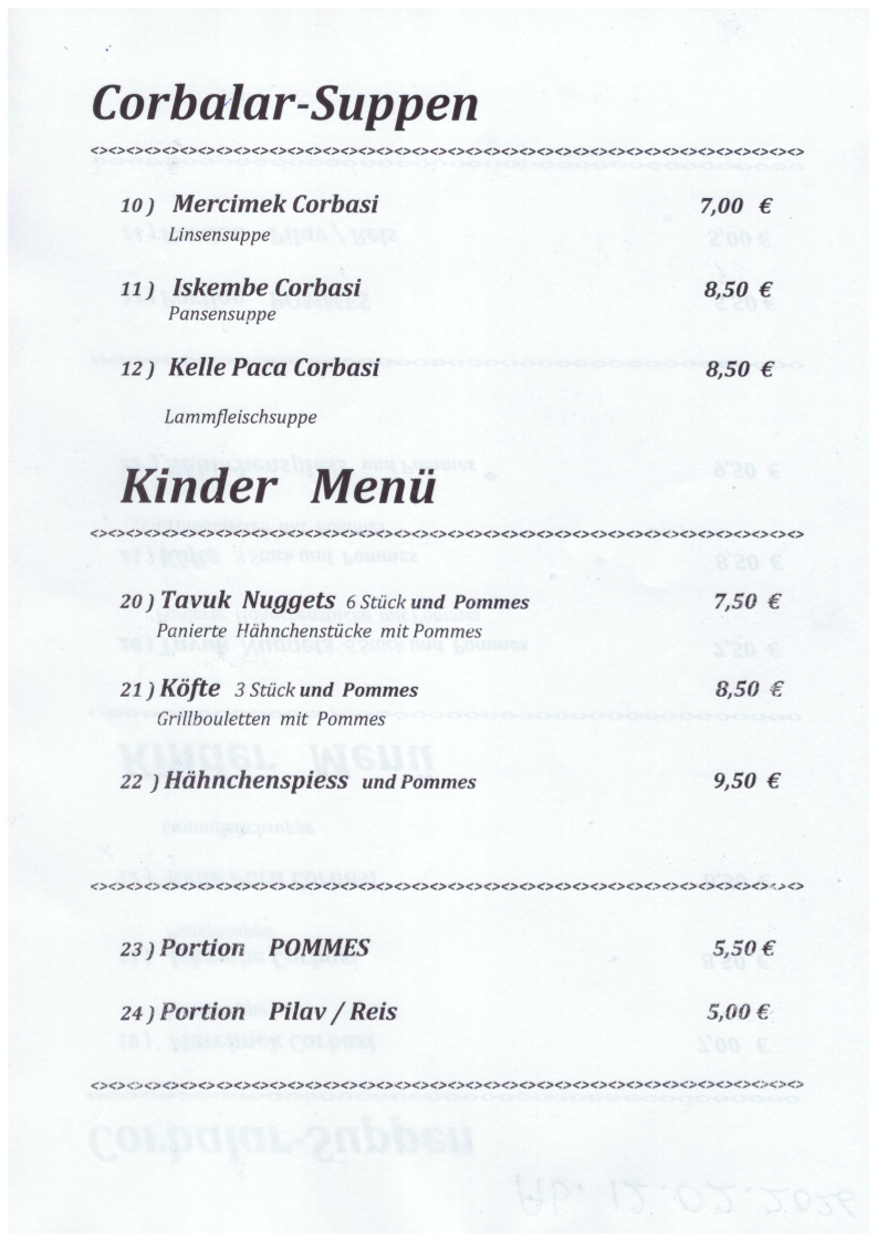 Speisekarte photo 8