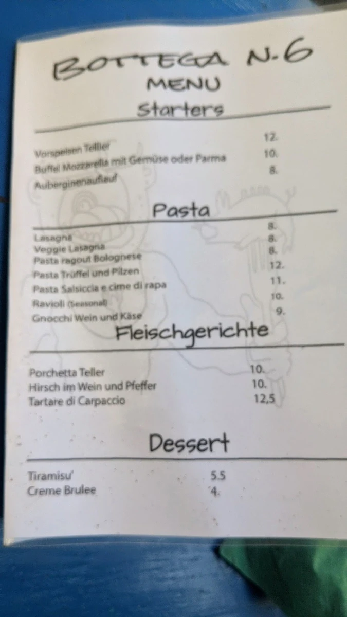Speisekarte photo 5