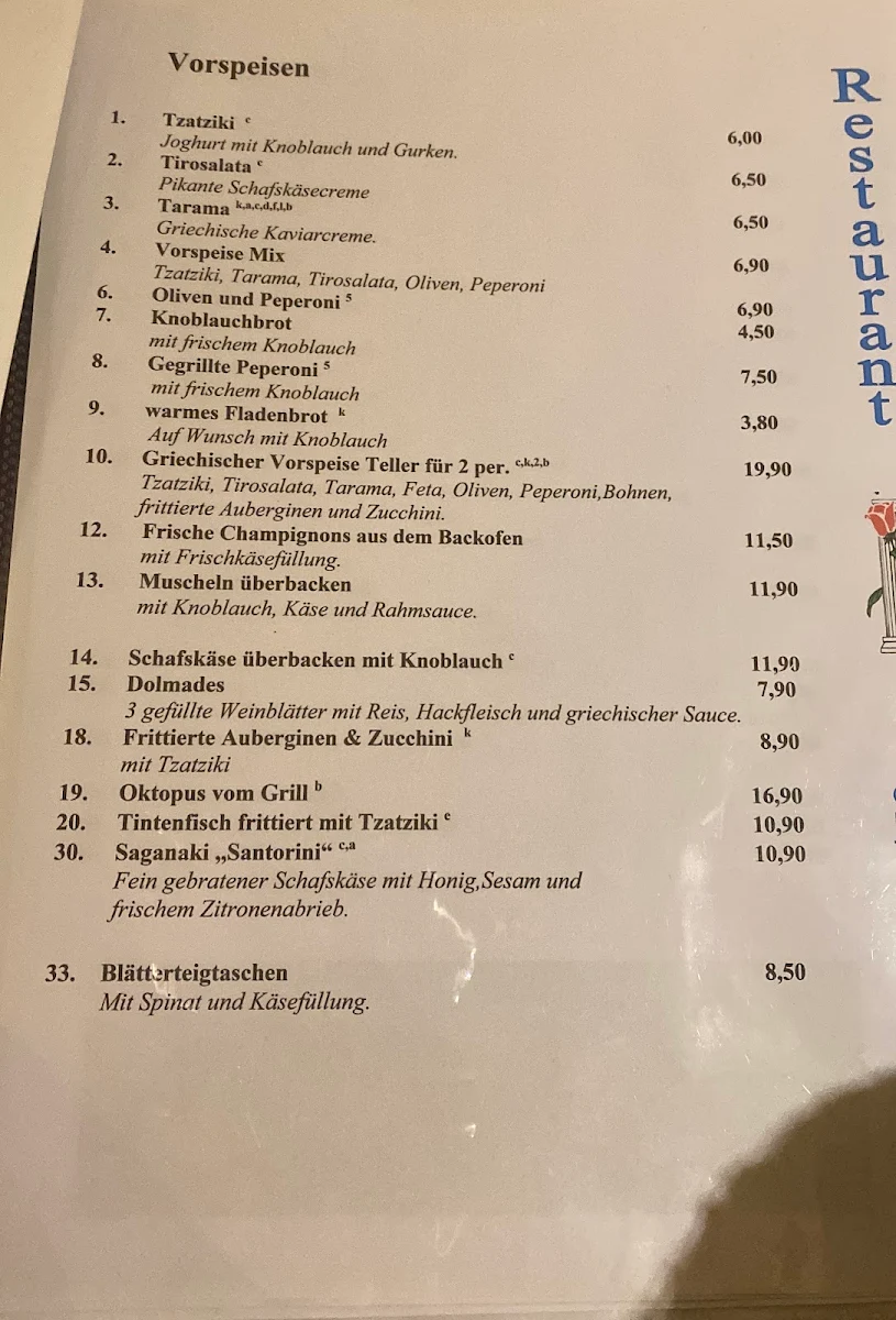 Speisekarte photo 3