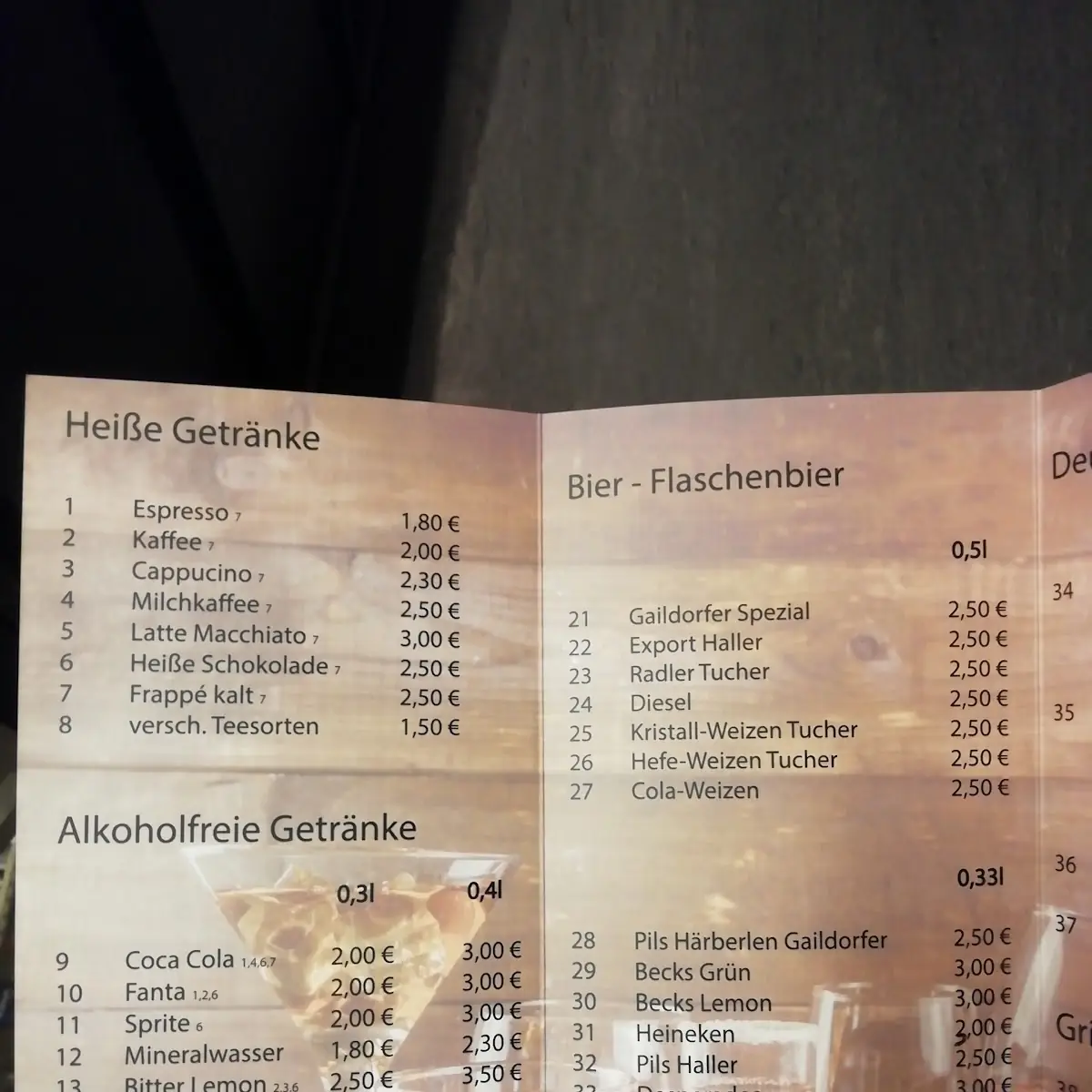 Speisekarte photo 5