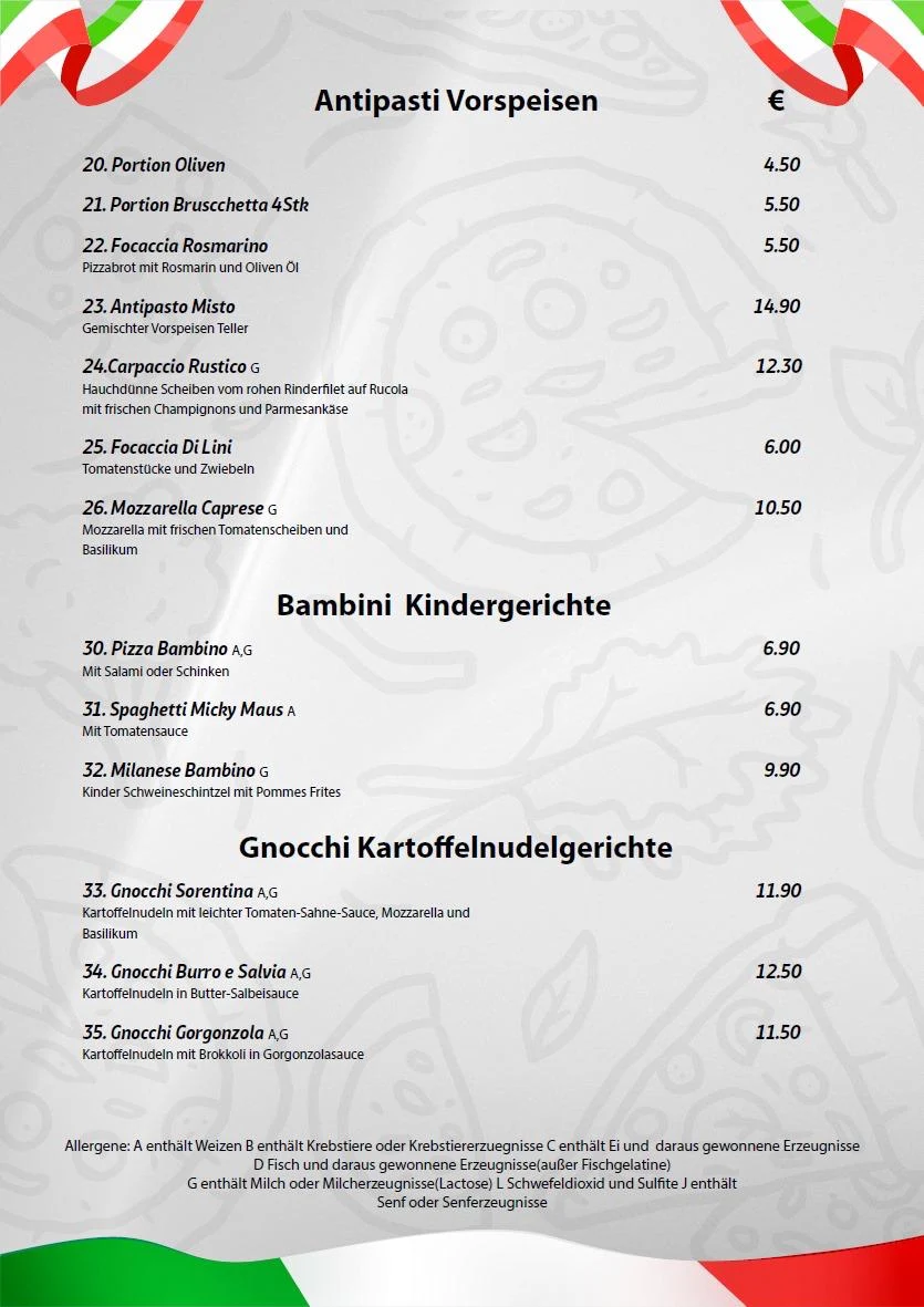 Speisekarte photo 3