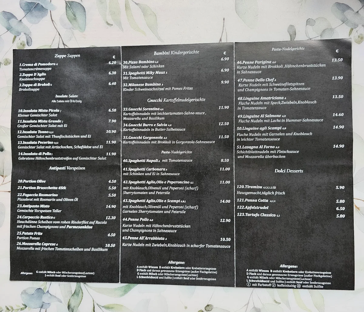 Speisekarte photo 4