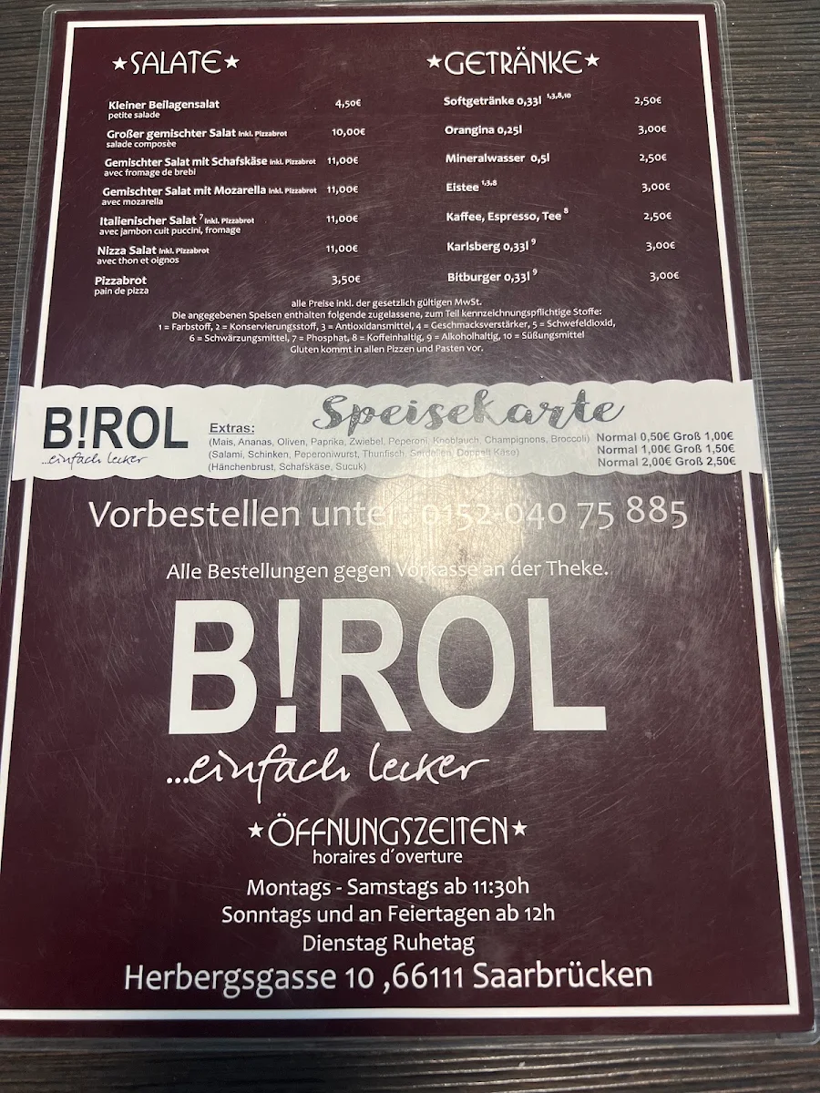 Speisekarte photo 3