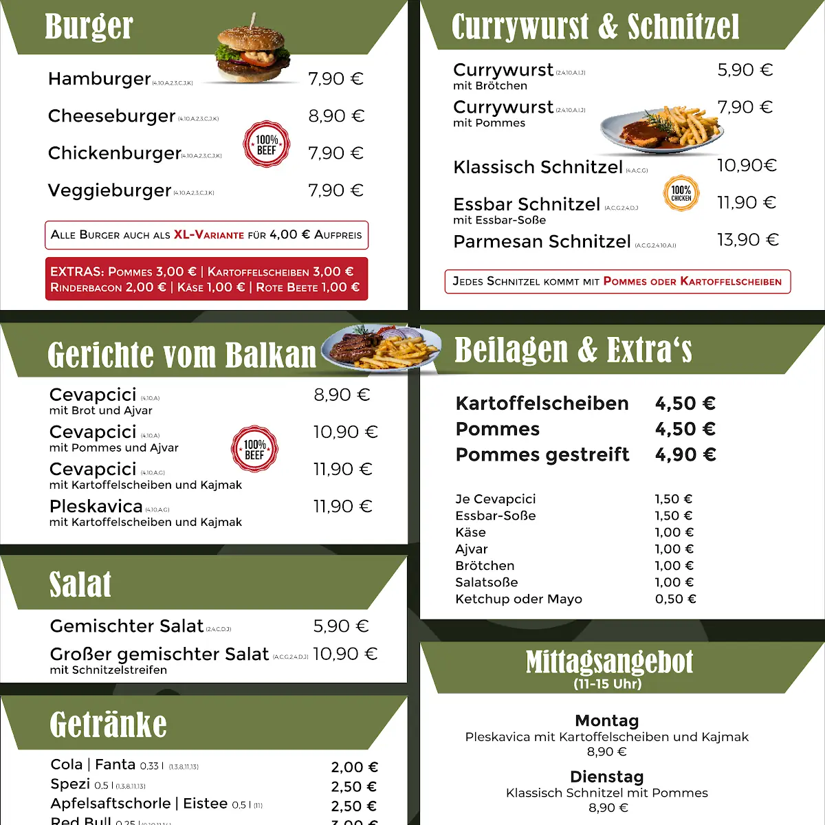 Speisekarte photo 2