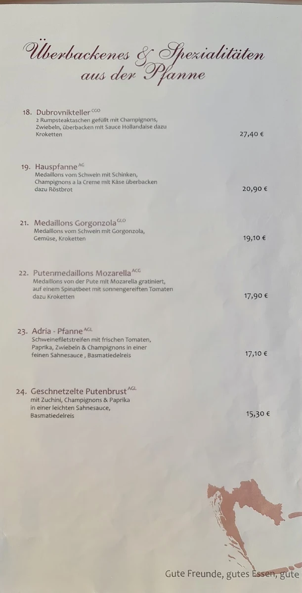 Speisekarte photo 2