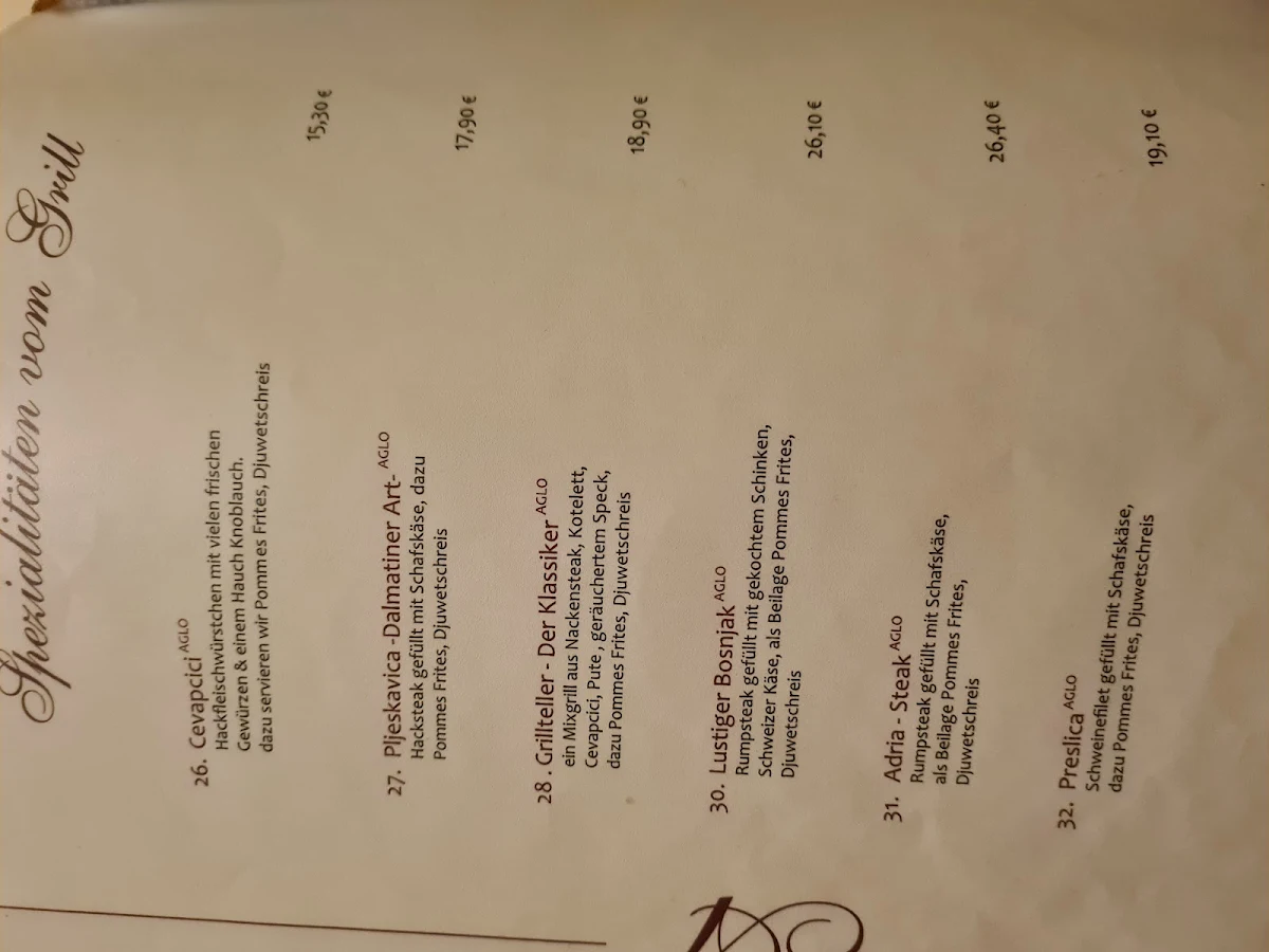 Speisekarte photo 5