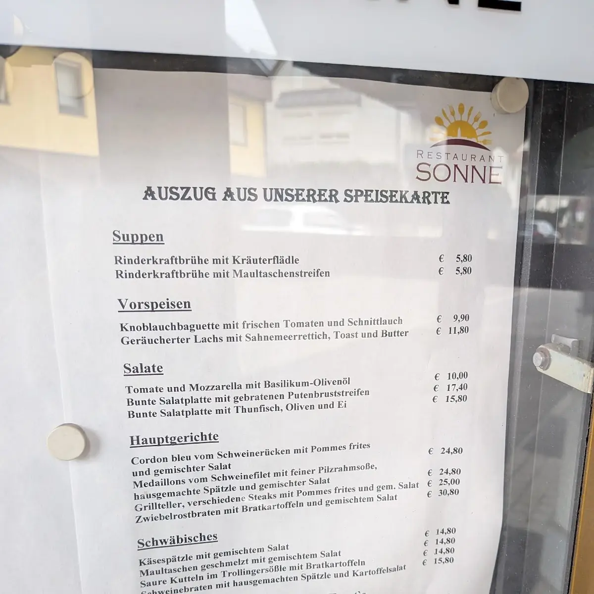 Speisekarte photo 1