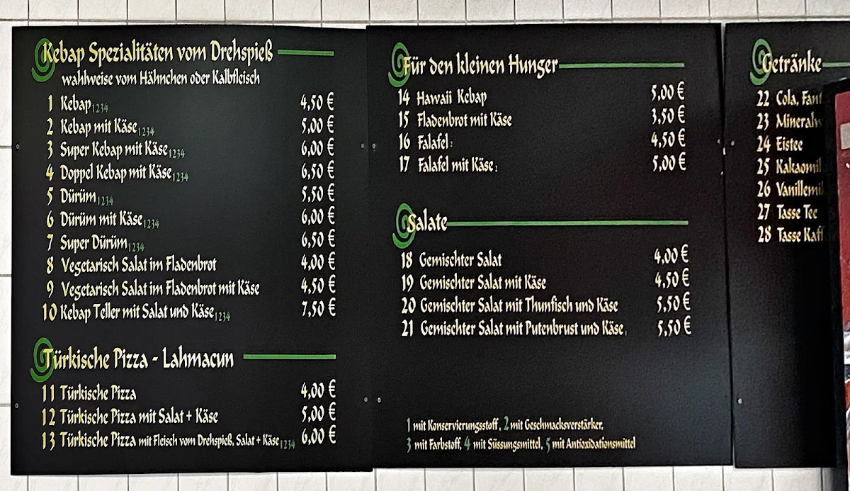 Speisekarte photo 2