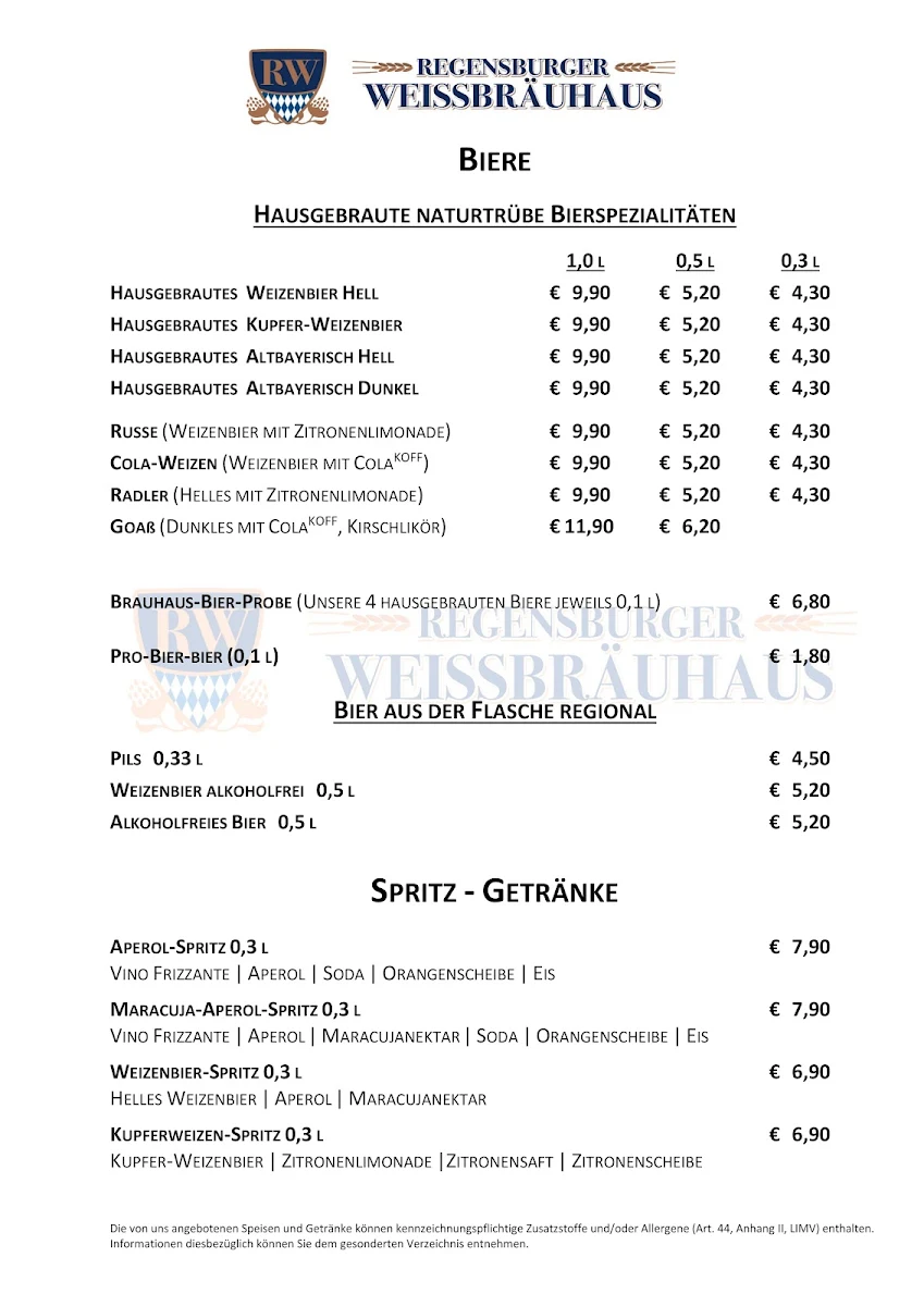 Speisekarte photo 2