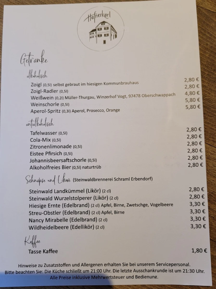 Speisekarte photo 3