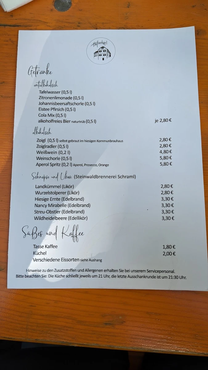 Speisekarte photo 4