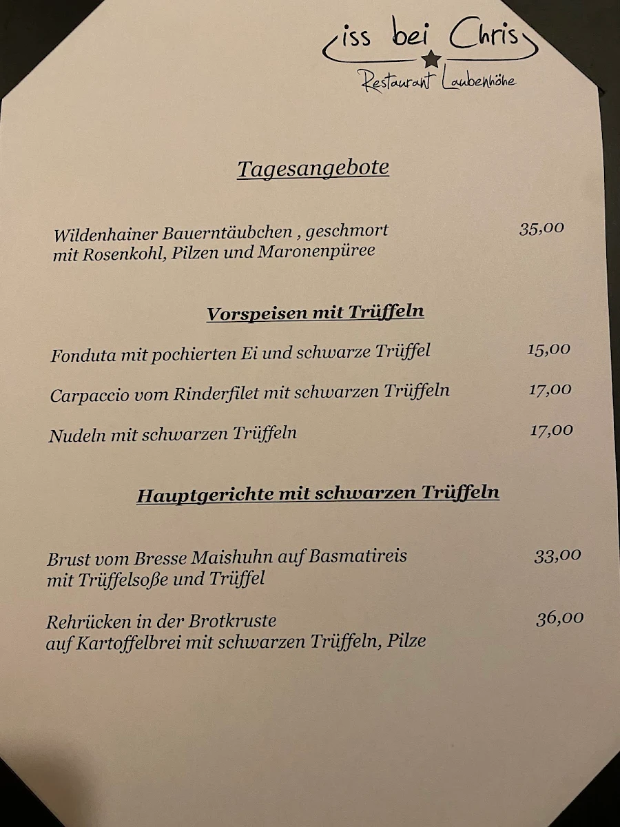 Speisekarte photo 2