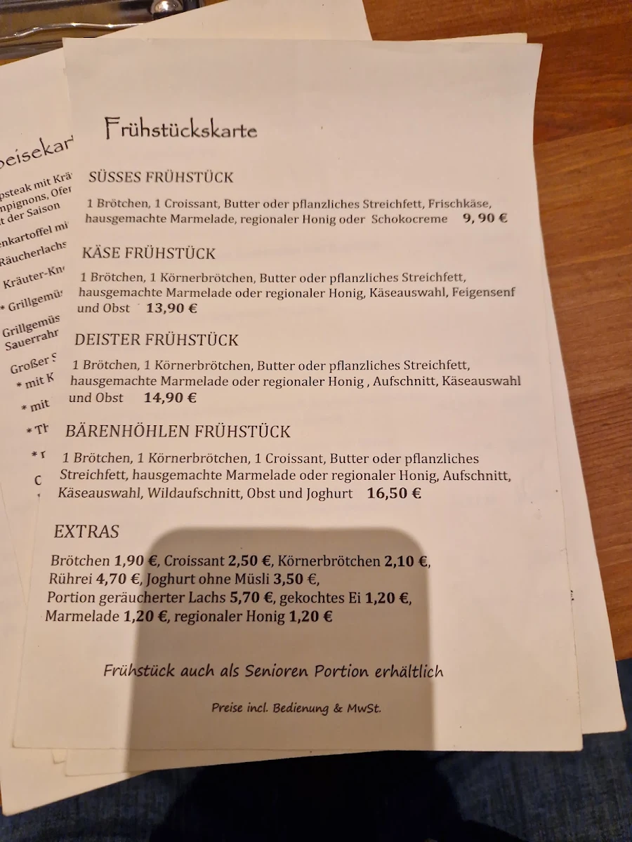 Speisekarte photo 2