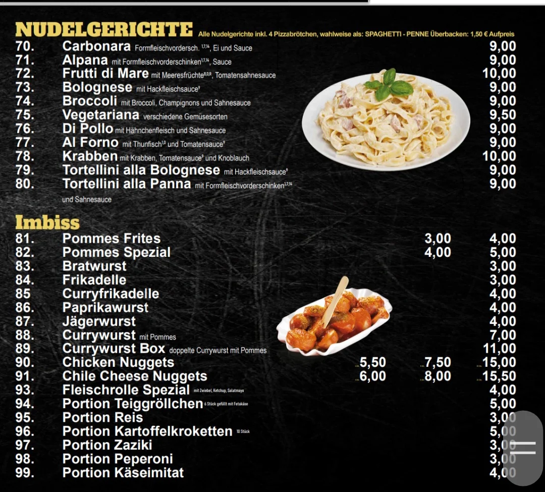 Speisekarte photo 2