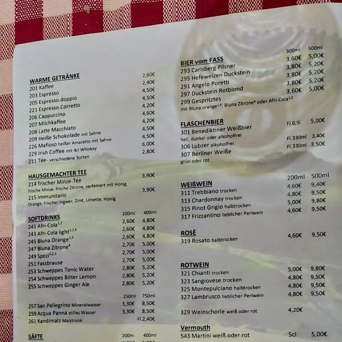 Speisekarte photo 3