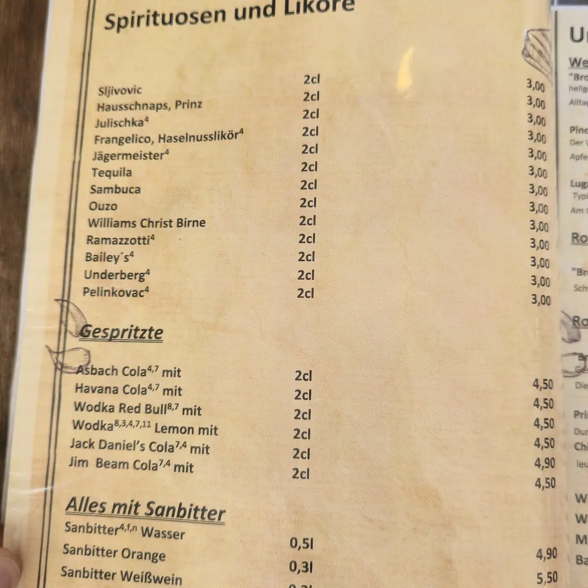 Speisekarte photo 7